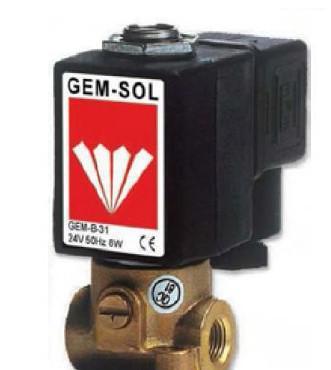 过滤器GEM-B-31电磁阀 1/4英寸 黄铜阀体电磁阀